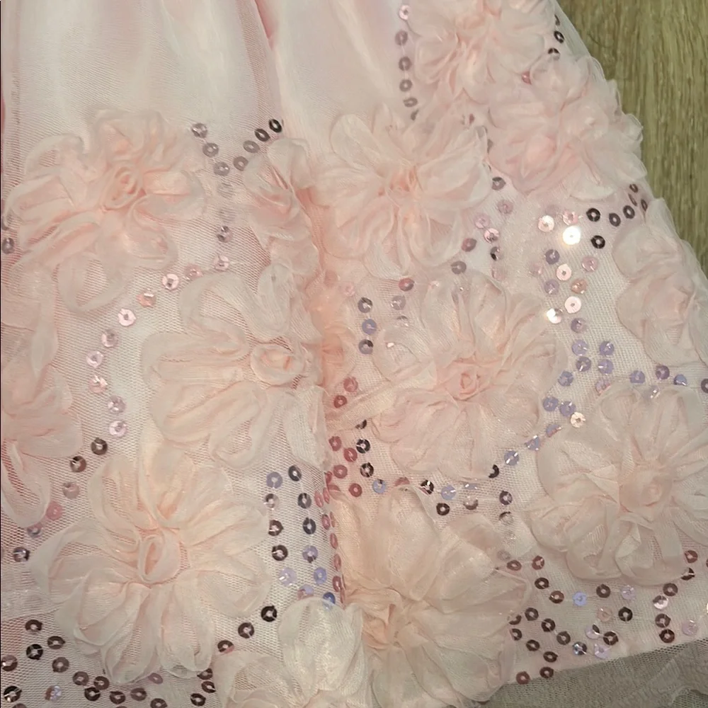 NWOT Nannette White and Pink Formal Little Girls Dress